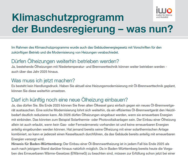Frommann Energie GmbH - Klimaschutzprogramm
